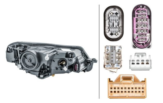 Headlight Set SET_1ZS 011 939-451 Hella, Image 3