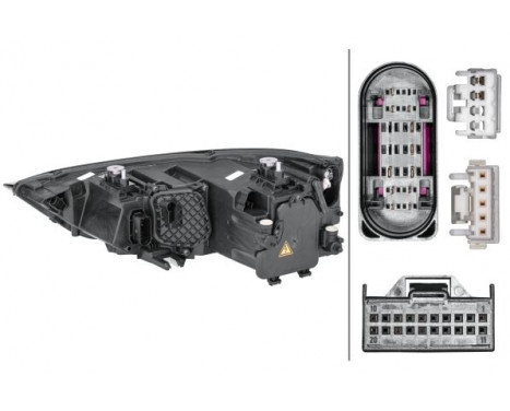 Headlight Set SET_1ZS 354 838-091 Hella, Image 5