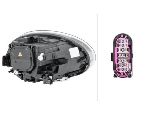 Headlight VW Beetle (5C1) 11- li Xenon 1EL 010 793-411 Hella, Image 2