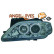 Headlights suitable for Citroen Xsara 1997-2000 Chrome Angel Eyes 4070480 Diederichs, Thumbnail 2