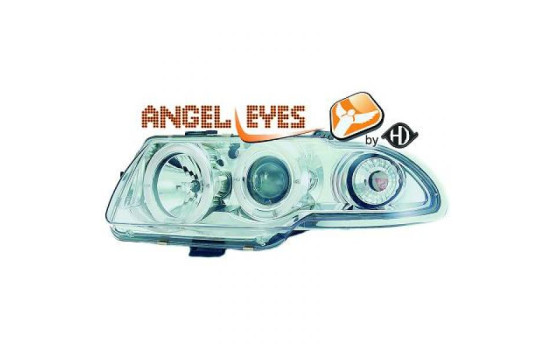 Headlights suitable for Opel Astra F 7/1994-5/1998 Chrome 1804280 Diederichs
