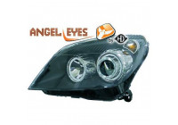 Headlights suitable for Opel Astra H 10/2003- black + motor 1806380 Diederichs