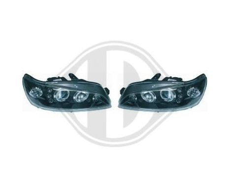 Headlights suitable for Peugeot 306 1997-2001 black 4233880 Diederichs, Image 3