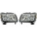 Headlights suitable for Volkswagen Polo 6N2 99-01 Black 2204280 Diederichs