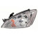 Left headlight with flashing light 3231961 Van Wezel