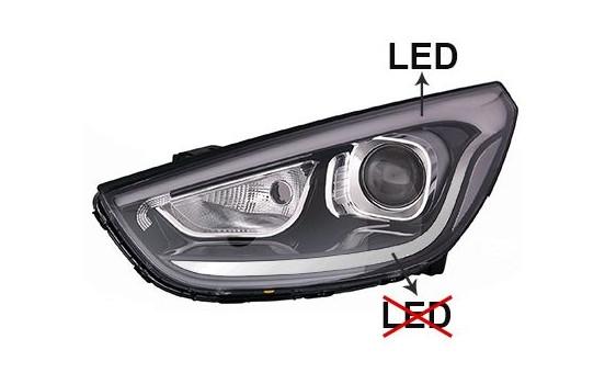 Left headlight with flashing light 8262961 Van Wezel Left headlight with flashing light 8262961 Van Wezel