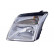 Left headlight with flashing light H4 + electric motor LPL502 Magneti Marelli