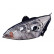 Left headlight with indicator (without bulb holder) from '02+ 1861961 Van Wezel