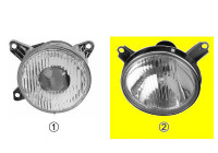 OPTICS Headlight right INSIDE right 0635966 Van Wezel