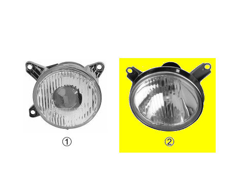 OPTICS Headlight right INSIDE right 0635966 Van Wezel