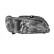 Right headlight with flashing light 4018944 Van Wezel