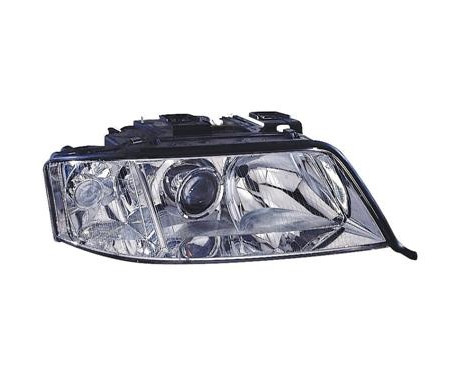 Right headlight with flashing light from 9/99 to 07/01 H1+H7 0316962 Van Wezel