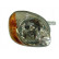 Right headlight with indicator from 7/'01 +ELECT.CONTROLS 8203962 Van Wezel