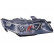 Right headlight with indicator H1+H1 2571962 Van Wezel