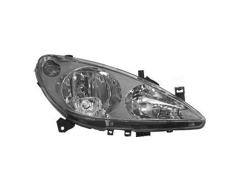 Right headlight with indicator H1+H7 (-ML) + engine VALEO 088033