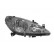 Right headlight with indicator H1+H7 (-ML) + engine VALEO 088033