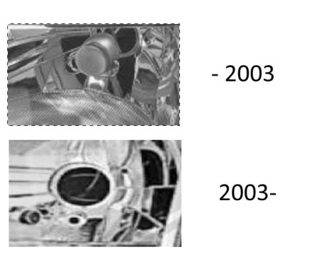 Right headlight with turn signal from '03 1810964 Van Wezel, Image 3