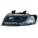 Set headlights DRL-Look suitable for Audi A4 8E/B6 2001-2004 - Black, Thumbnail 2
