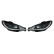 Set headlights DRL-Look suitable for Peugeot 206 2002- incl. GTi 1999- - Black