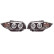 Set headlights suitable for BMW 1-Series E81/E87 2004-2011 - Black - incl. Angel-Eyes