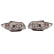 Set headlights suitable for BMW 1-Series E81/E87 2004-2011 - Chrome - incl. Angel-Eyes