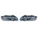 Set headlights suitable for BMW X5 E53 2000-2004 - Black - incl. Angel-Eyes