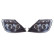 Set headlights suitable for Ford Fiesta V 2002-2008 - Black - incl. Angel-Eyes