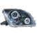 Set headlights suitable for Honda Prelude 1997-2001 - Black - incl. Angel-Eyes, Thumbnail 2