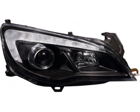 Set headlights suitable for incl. DRL Opel Astra J 5-doors 2009-2015 - Black - incl. Motor, Image 2