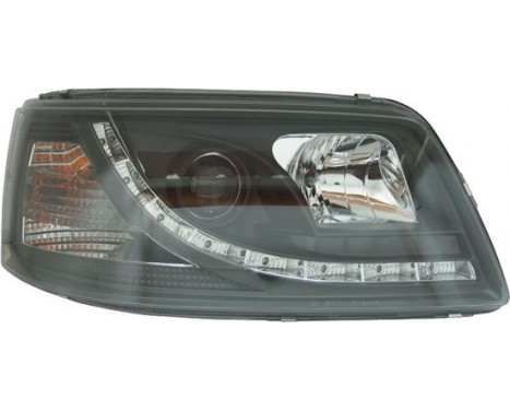 Set headlights suitable for incl. DRL Volkswagen T5 2003-2010 - Black, Image 2