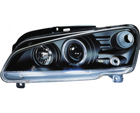 Set headlights suitable for Peugeot 106 1996- - Black - incl. Angel-Eyes & Indicators, Image 2