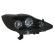 Set headlights suitable for Peugeot 107 2005-2014 - Black - incl. Angel-Eyes, Thumbnail 2