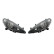 Set headlights suitable for Peugeot 307 2001-2005 - Black