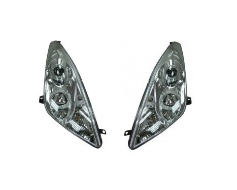 Set headlights suitable for Toyota Celica 2001-2005 - Chrome - incl. Angel-Eyes