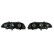 Set of headlights suitable for BMW 3-Series E46 Sedan/Touring 1998-2001 - Black