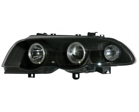 Set of headlights suitable for BMW 3-Series E46 Sedan/Touring 1998-2001 - Black, Image 2