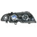Set of headlights suitable for BMW 3-Series E46 Sedan/Touring 1998-2001 - Chrome, Thumbnail 2