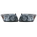 Set of headlights suitable for Dodge Caliber 2006- - Chrome - incl. Angel-Eyes