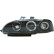 Set of headlights suitable for Honda Civic 2/3-door 1992-1995 - Black, Thumbnail 2