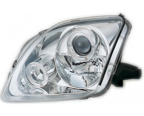 Set of headlights suitable for Honda Prelude 1997-2001 - Chrome - incl. Angel-Eyes, Image 2