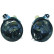 Headlights Volkswagen Lupo 98-05 Inner Black / Clear 2208076 Diederichs