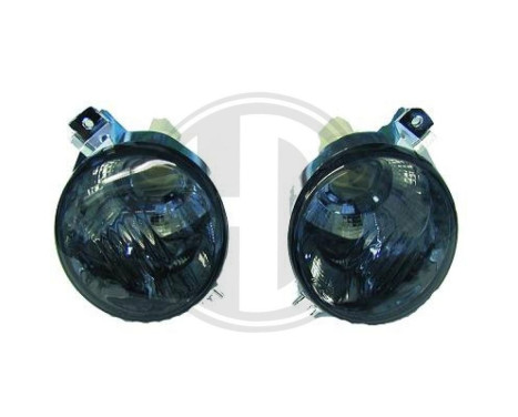 Headlights Volkswagen Lupo 98-05 Inner Black / Clear 2208076 Diederichs, Image 2