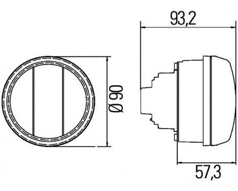 Indicator 2BE 010 102-001 Hella, Image 3