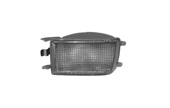 Right front indicator light WHITE including BULB HOLDER 5880906 Van Wezel
