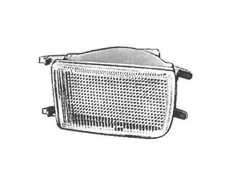 Right front turn signal ORANGE -LAMP. 5880904 Van Wezel