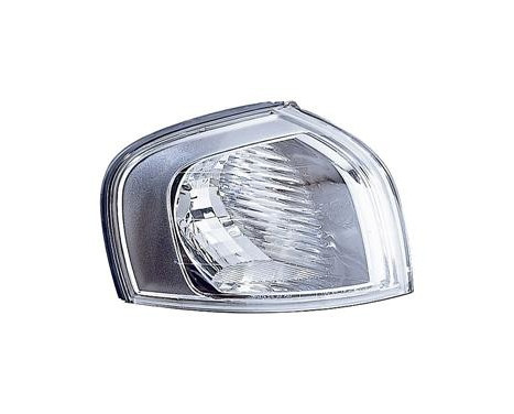 Right front turn signal until '03 next to HEADLIGHT, WHITE 5960906 Van Wezel