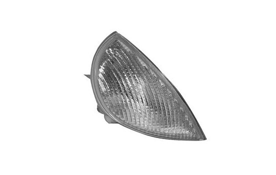 Right front turn signal up to '01 WHITE including BULB HOLDER 1601906 Van Wezel