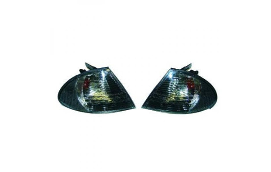 Set Front Turn Signal Lights suitable for BMW 3-Series E46 Sedan/Touring 1998-2001 - Smoke, Image 2