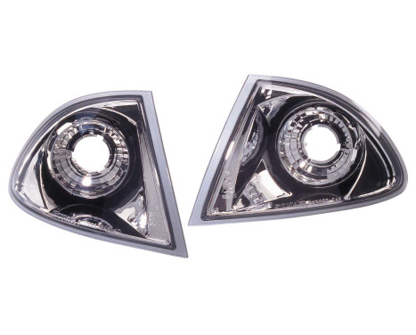 Set Front Turn Signal Lights suitable for BMW 3-Series E46 Sedan/Touring 2001-2003 Crystal/Black, Image 3