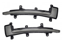 Set LED Side mirror-Flashing set - Smoke - incl. Dynamic Running Light